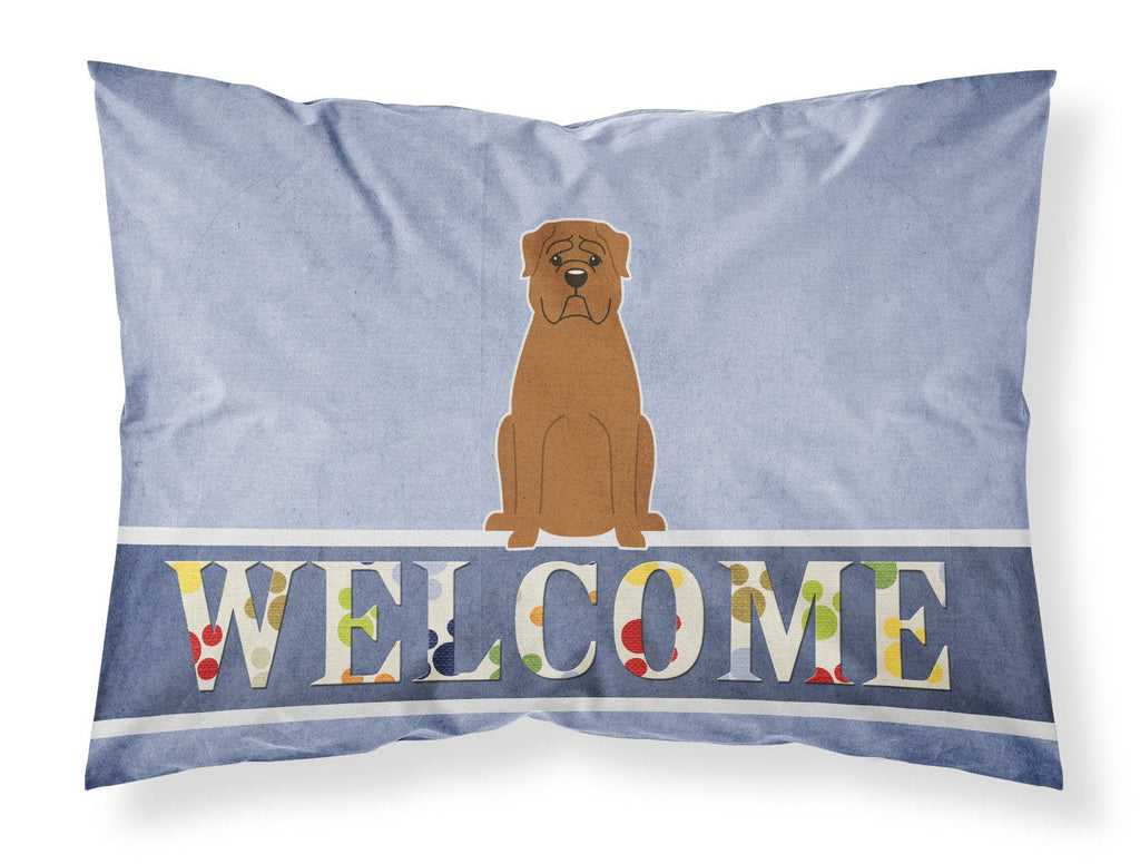 Dogue de Bourdeaux Welcome Standard Pillowcase Lightweight Super Soft Easy Care Decorative Artwork Pillowcase, Standard