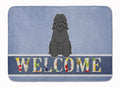 Bouvier des Flandres Welcome Memory Foam Kitchen Mat Machine Washable Anti-Fatigue Cushion Comfort Bath or Kitchen Rug