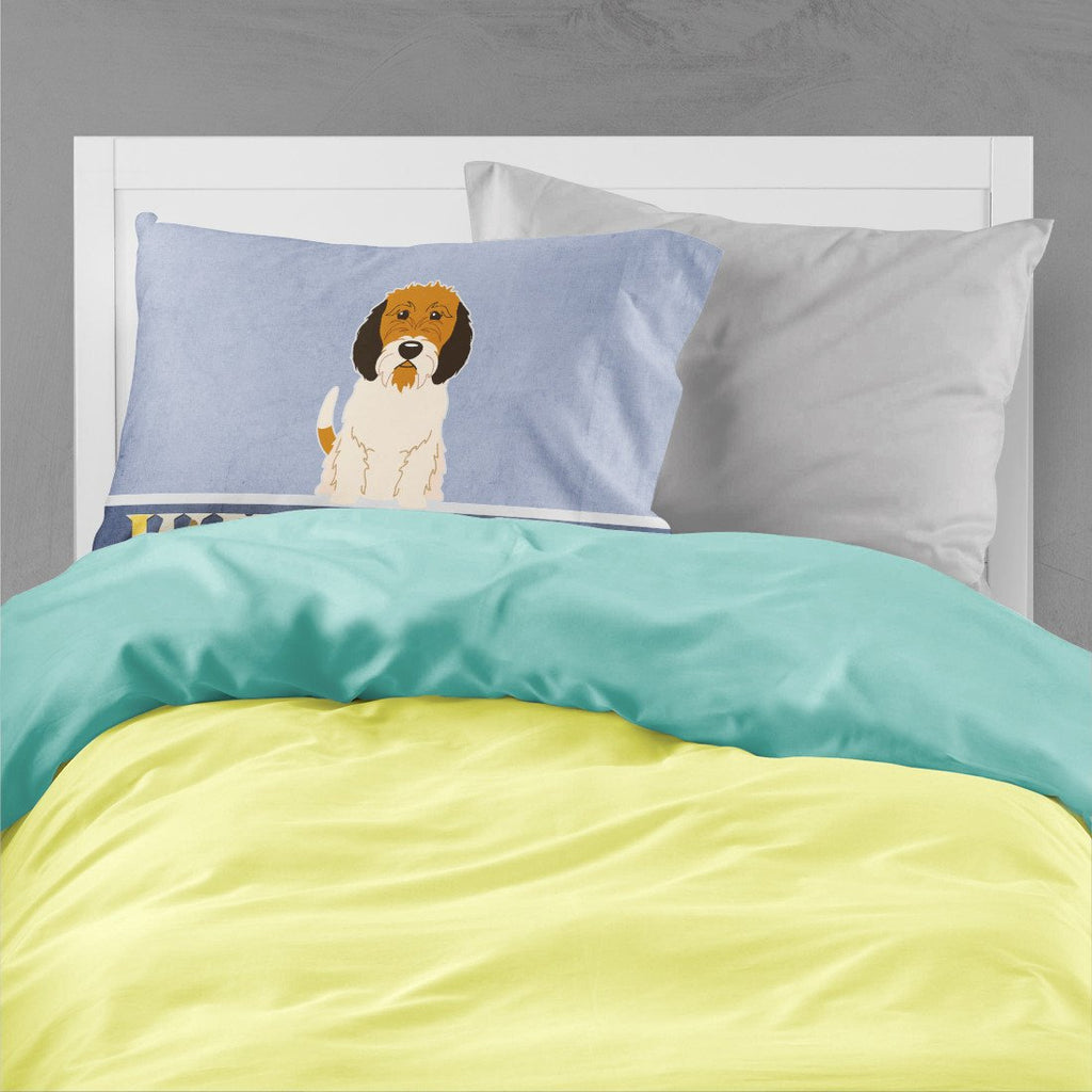 Petit Basset Griffon Veenden Welcome Standard Pillowcase Lightweight Super Soft Easy Care Decorative Artwork Pillowcase, Standard