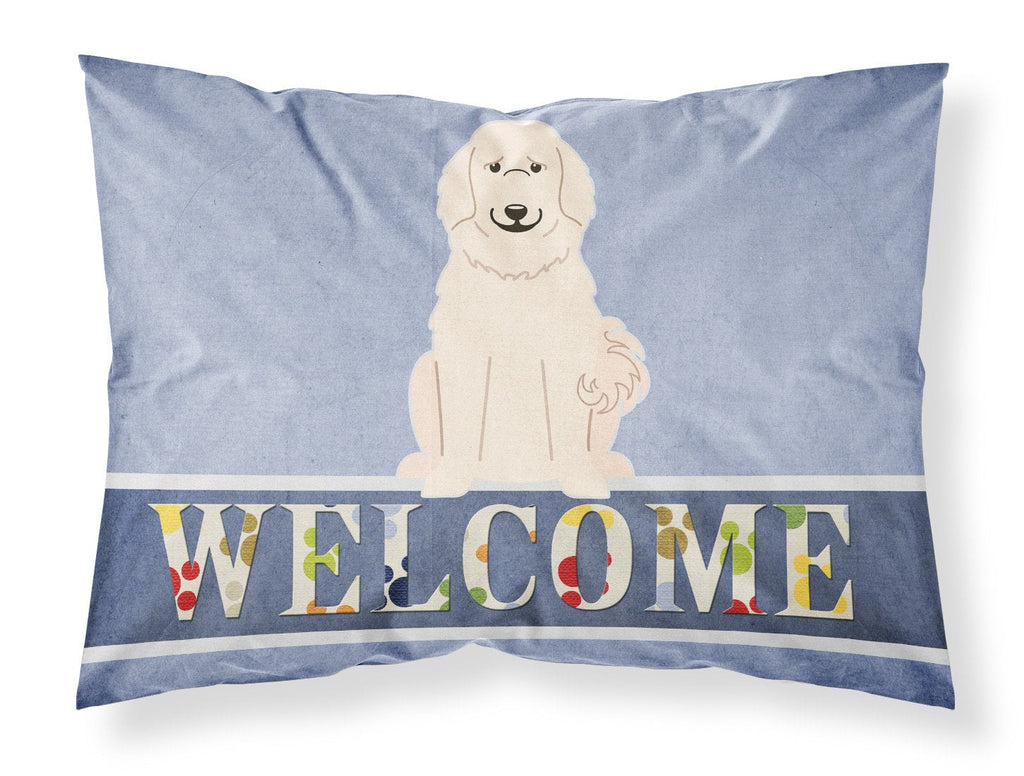 Great Pyrenese Welcome Standard Pillowcase Lightweight Super Soft Easy Care Decorative Artwork Pillowcase, Standard