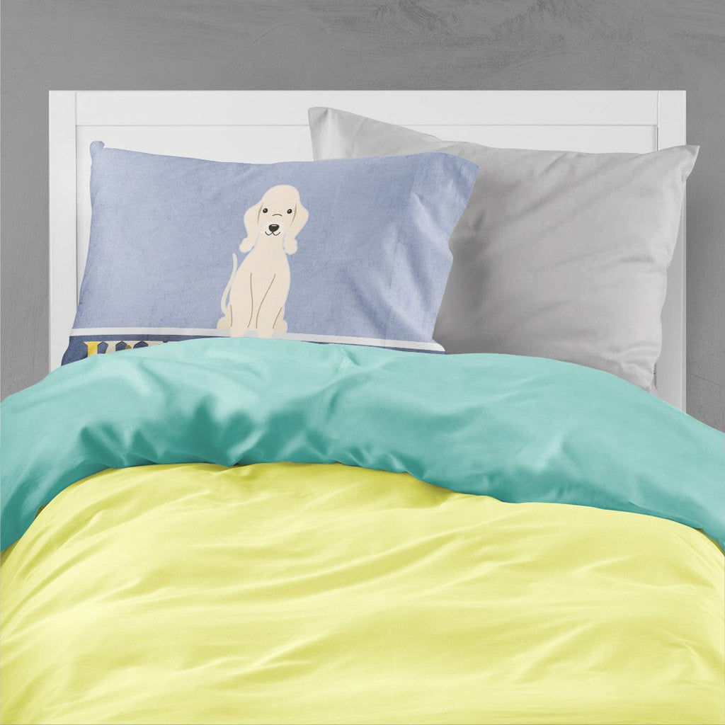 Bedlington Terrier Sandy Welcome Standard Pillowcase Lightweight Super Soft Easy Care Decorative Artwork Pillowcase, Standard