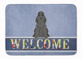 Cocker Spaniel Black Welcome Memory Foam Kitchen Mat Machine Washable Anti-Fatigue Cushion Comfort Bath or Kitchen Rug