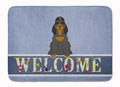 Cocker Spaniel Black Tan Welcome Memory Foam Kitchen Mat Machine Washable Anti-Fatigue Cushion Comfort Bath or Kitchen Rug
