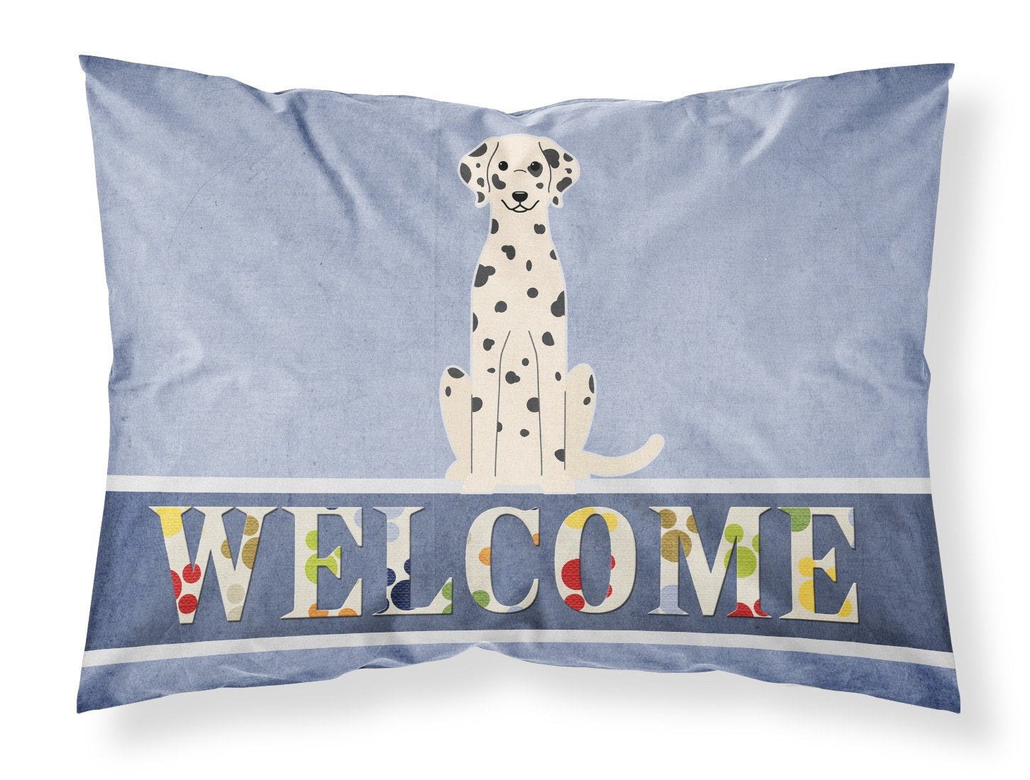 Dalmatian Welcome Standard Pillowcase Lightweight Super Soft Easy Care Decorative Artwork Pillowcase, Standard