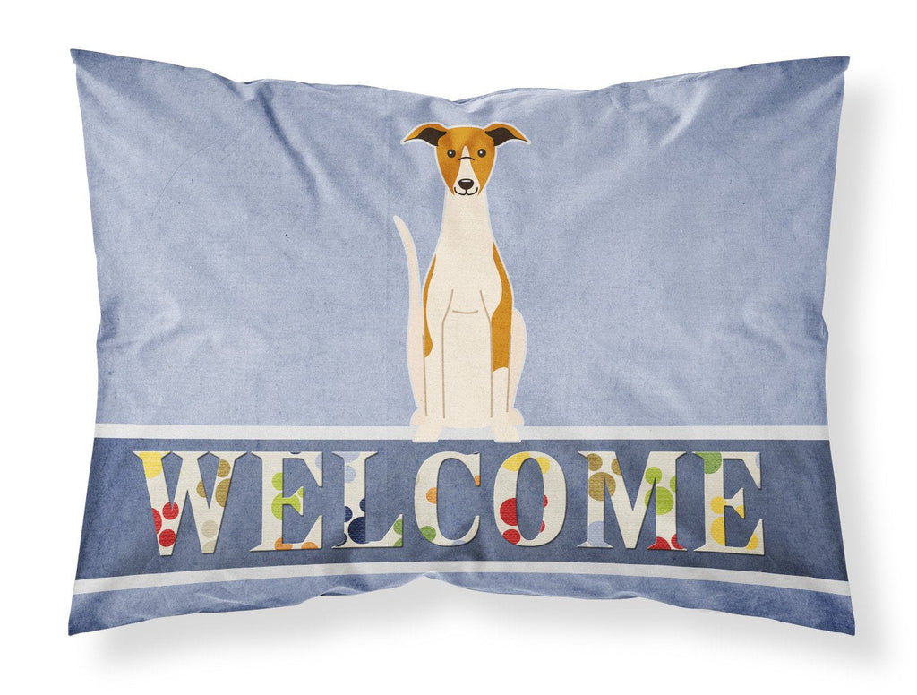 Whippet Welcome Standard Pillowcase Lightweight Super Soft Easy Care Decorative Artwork Pillowcase, Standard