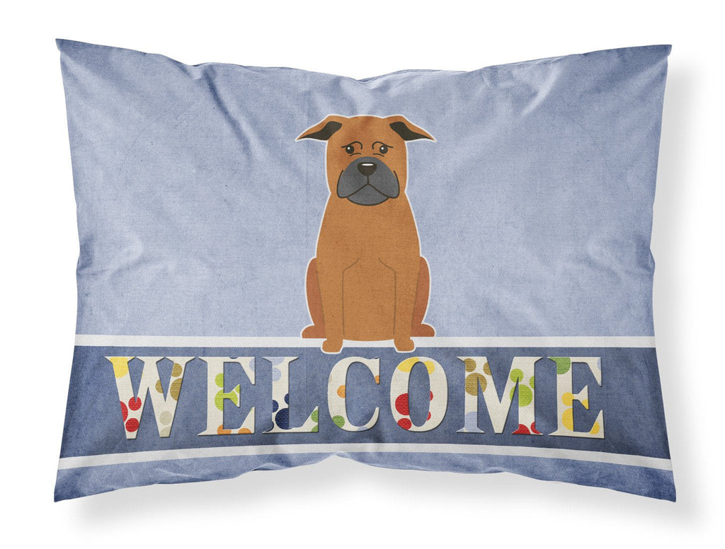 Chinese Chongqing Dog Welcome Standard Pillowcase Lightweight Super Soft Easy Care Decorative Artwork Pillowcase, Standard