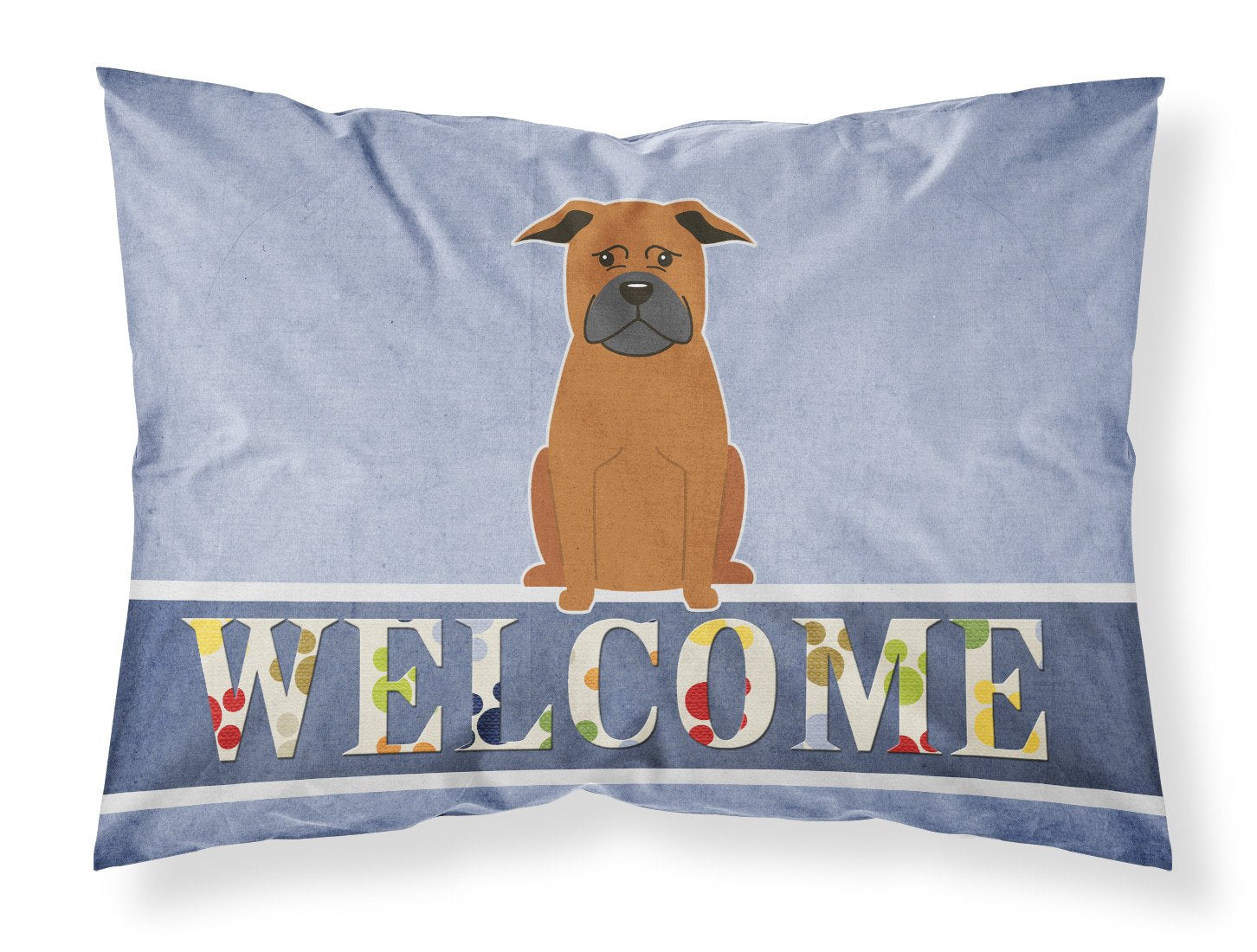 Chinese Chongqing Dog Welcome Standard Pillowcase Lightweight Super Soft Easy Care Decorative Artwork Pillowcase, Standard