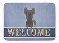 Chinese Crested Black Welcome Memory Foam Kitchen Mat Machine Washable Anti-Fatigue Cushion Comfort Bath or Kitchen Rug