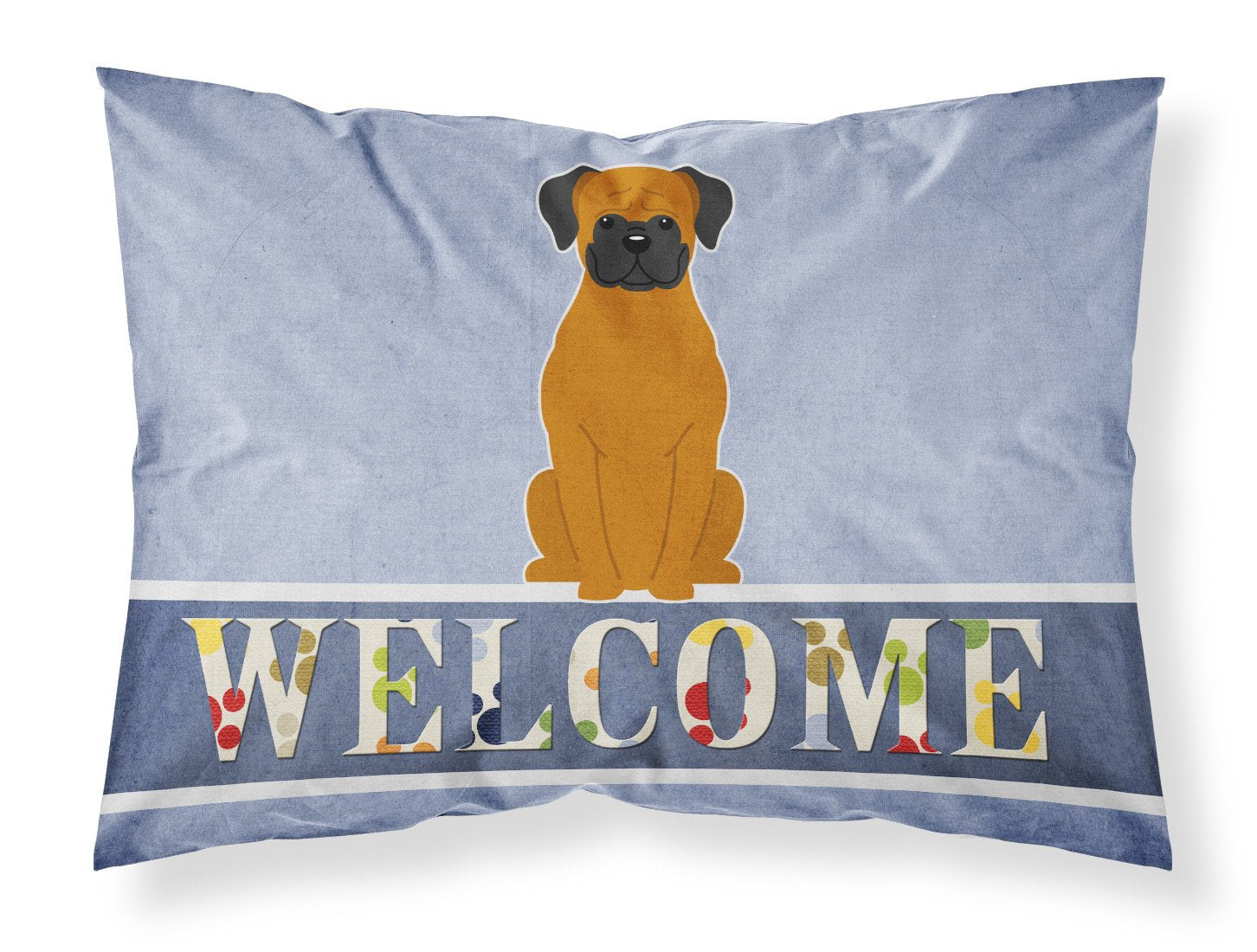 Fawn Boxer Welcome Standard Pillowcase Lightweight Super Soft Easy Care Decorative Artwork Pillowcase, Standard