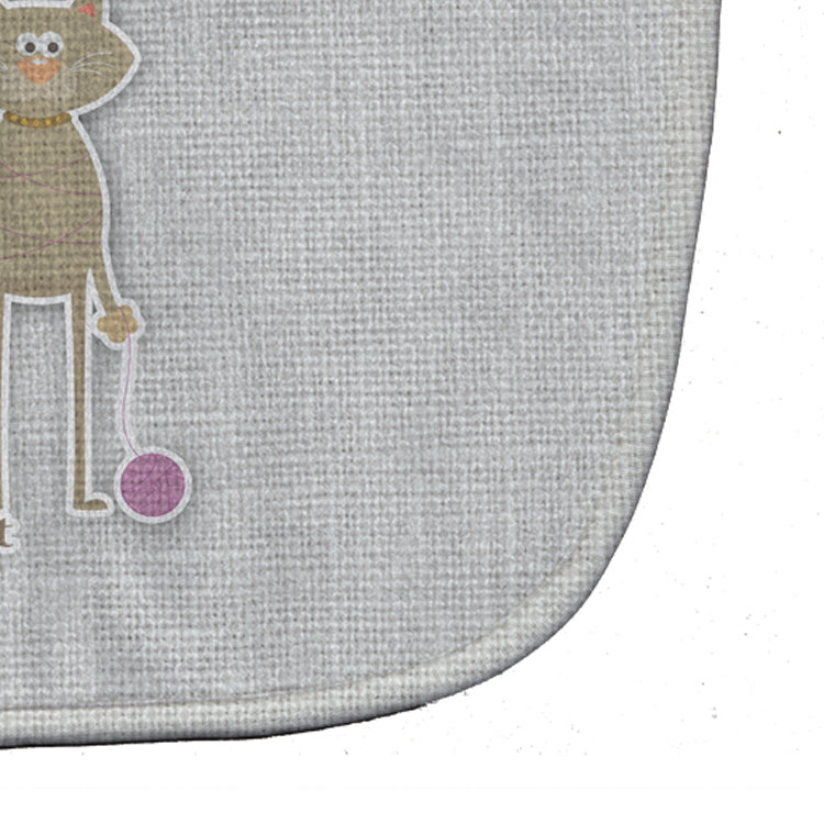 Alphabet C for Cat Baby Bib Easy-Clean Baby Bib Baby Feeding Accessory Baby Mealtime Essential, 10 x 13, Multicolor