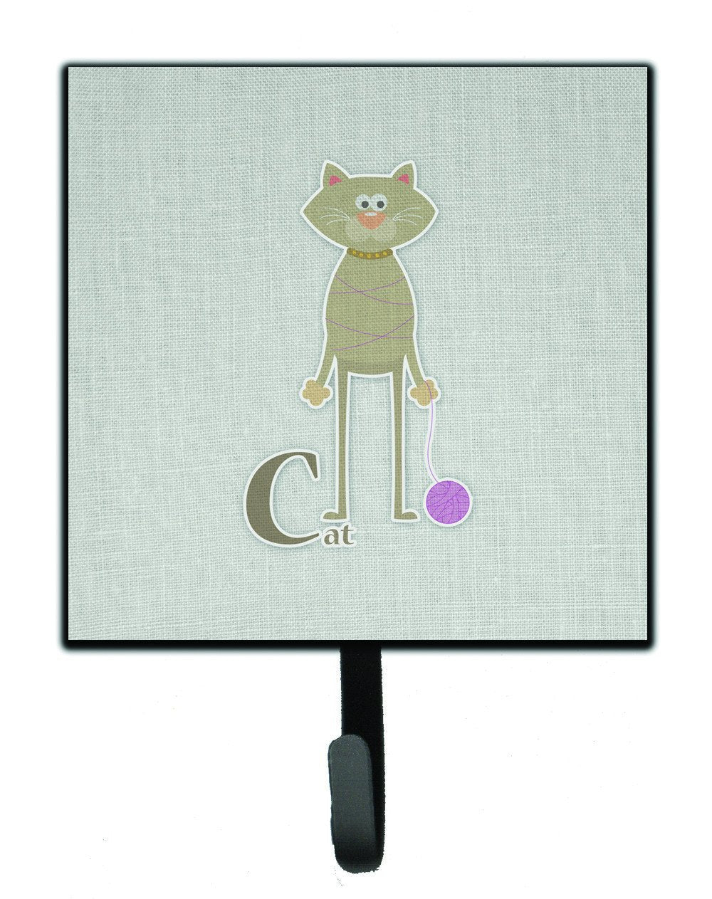 Alphabet C for Cat Leash or Key Holder Wall Hooks, Key Hooks Holder, Coat Rack Wall Mount, Coat Hooks, Hooks for Hanging Keys, Towels, Aprons, Leashes