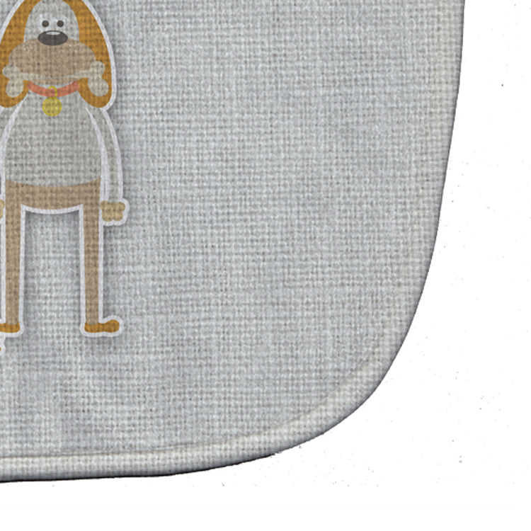 Alphabet D for Dog Baby Bib Easy-Clean Baby Bib Baby Feeding Accessory Baby Mealtime Essential, 10 x 13, Multicolor