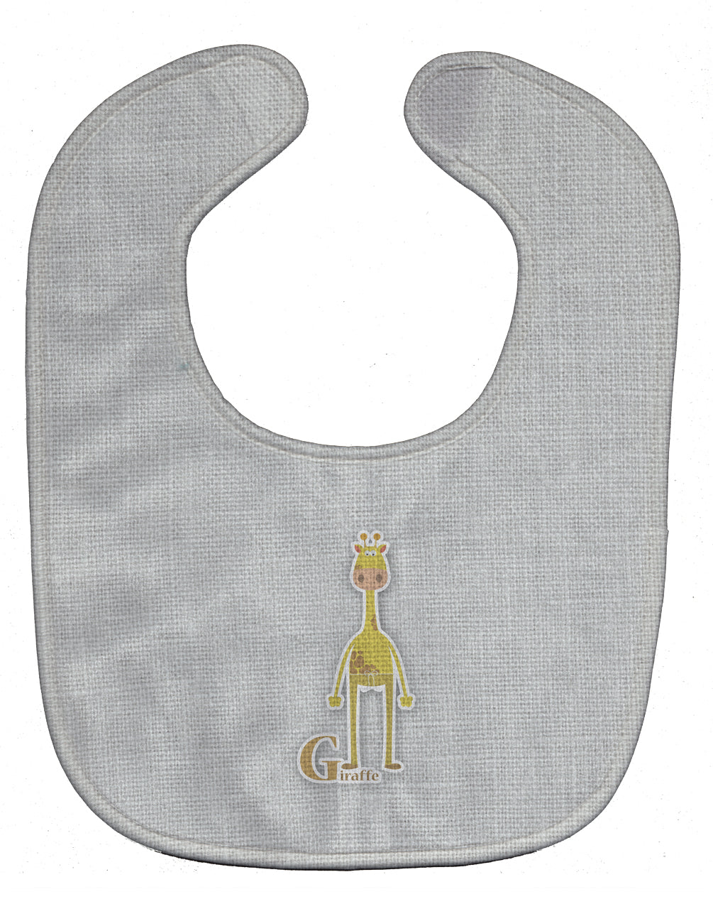 Alphabet G for Giraffe Baby Bib Easy-Clean Baby Bib Baby Feeding Accessory Baby Mealtime Essential, 10 x 13, Multicolor