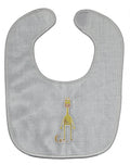 Alphabet G for Giraffe Baby Bib Easy-Clean Baby Bib Baby Feeding Accessory Baby Mealtime Essential, 10 x 13, Multicolor