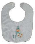Alphabet H for Hippopotamus Baby Bib Easy-Clean Baby Bib Baby Feeding Accessory Baby Mealtime Essential, 10 x 13, Multicolor