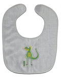 Alphabet I for Iguana Baby Bib Easy-Clean Baby Bib Baby Feeding Accessory Baby Mealtime Essential, 10 x 13, Multicolor