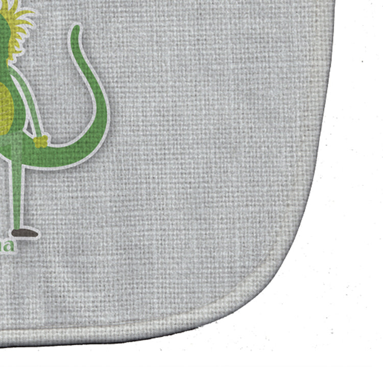 Alphabet I for Iguana Baby Bib Easy-Clean Baby Bib Baby Feeding Accessory Baby Mealtime Essential, 10 x 13, Multicolor