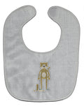 Alphabet J for Jaguar Baby Bib Easy-Clean Baby Bib Baby Feeding Accessory Baby Mealtime Essential, 10 x 13, Multicolor