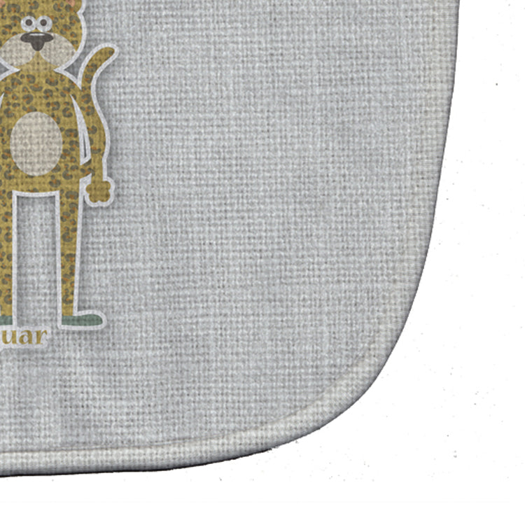 Alphabet J for Jaguar Baby Bib Easy-Clean Baby Bib Baby Feeding Accessory Baby Mealtime Essential, 10 x 13, Multicolor