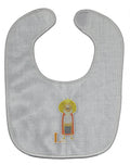 Alphabet L for Lion Baby Bib Easy-Clean Baby Bib Baby Feeding Accessory Baby Mealtime Essential, 10 x 13, Multicolor
