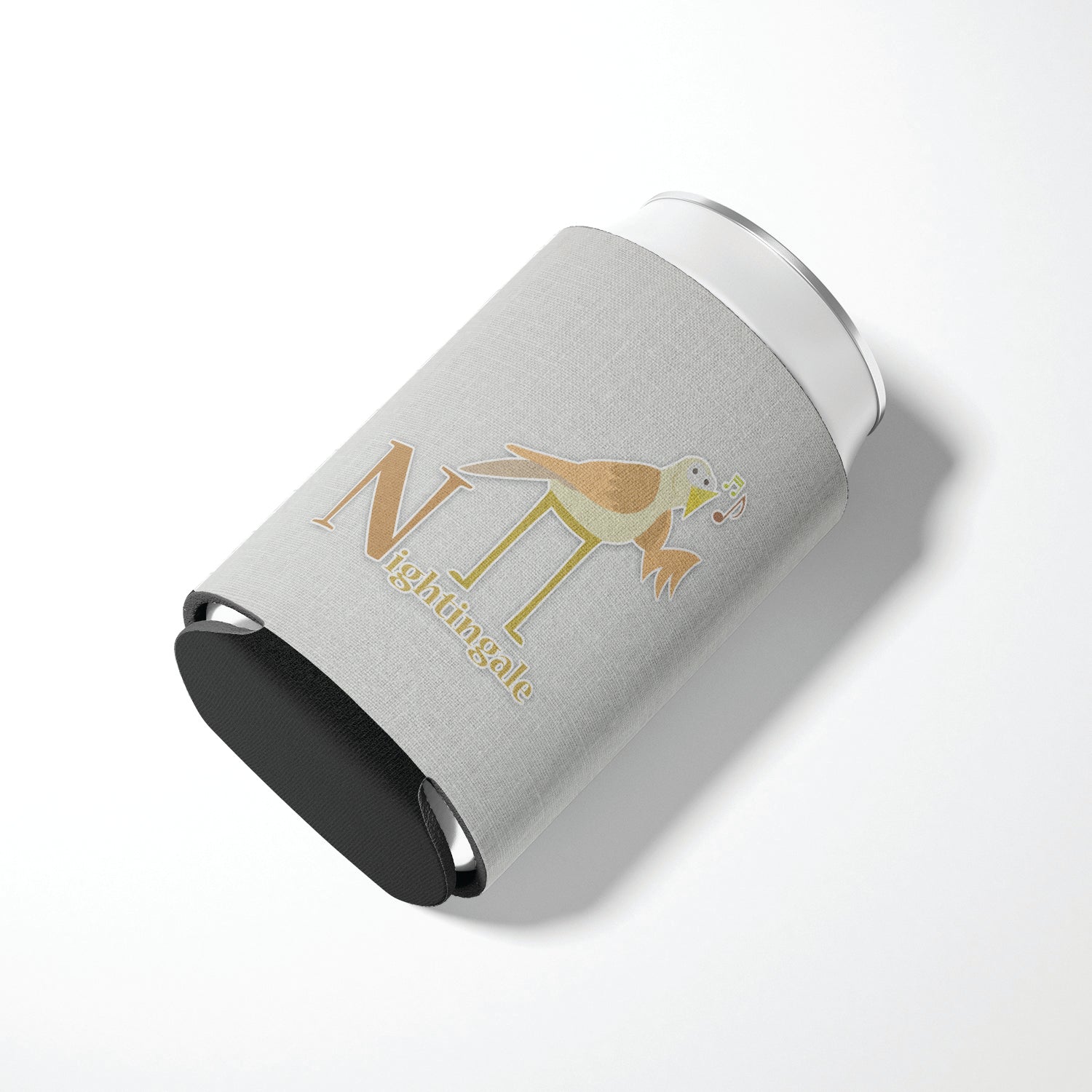 Alphabet N for Nightingale Can or Bottle Hugger Cooler Sleeve for Standard 12 oz Cans, Insulated Foam Beer & Soda Can Hugger Reusable