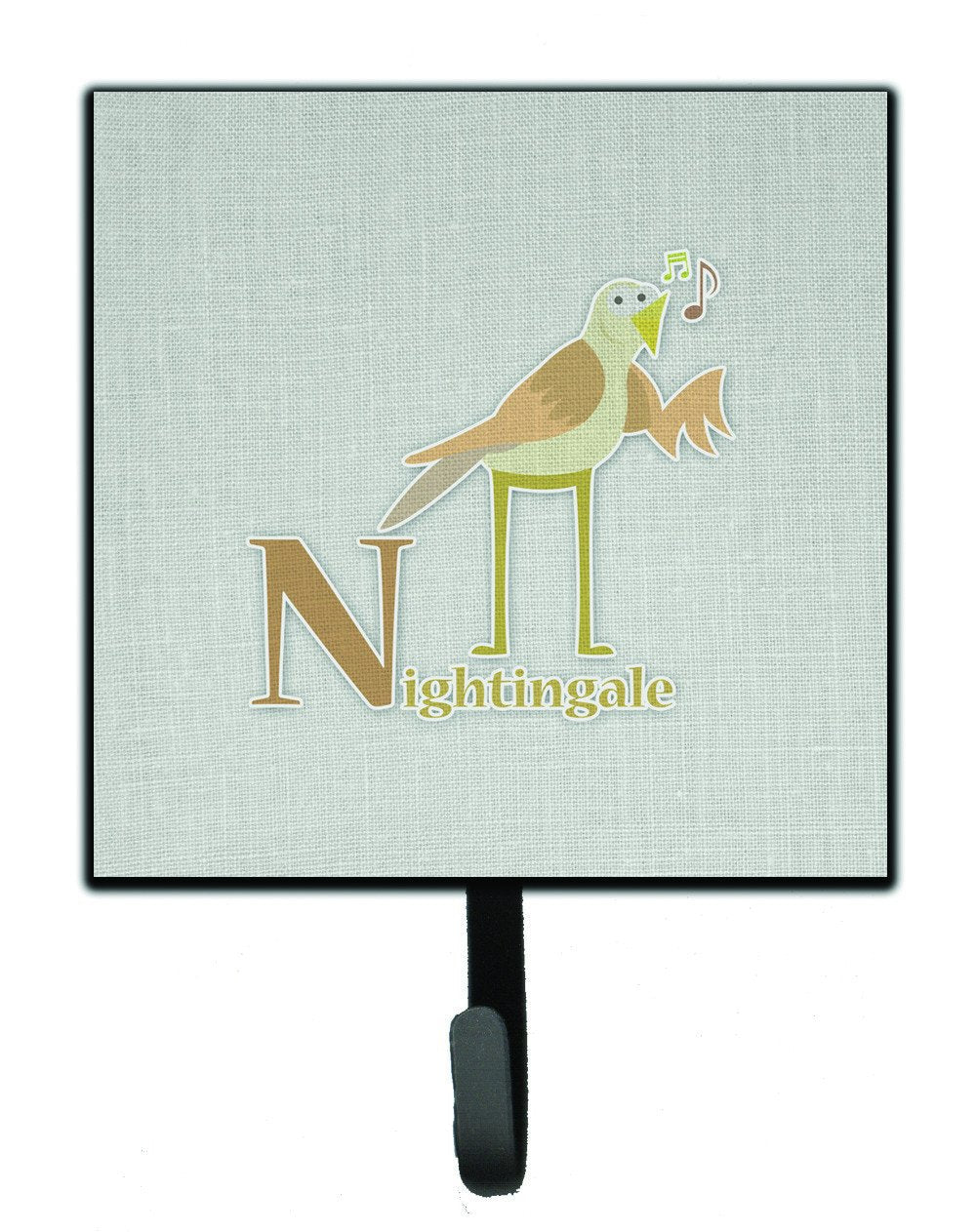 Alphabet N for Nightingale Leash or Key Holder Wall Hooks, Key Hooks Holder, Coat Rack Wall Mount, Coat Hooks, Hooks for Hanging Keys, Towels, Aprons, Leashes