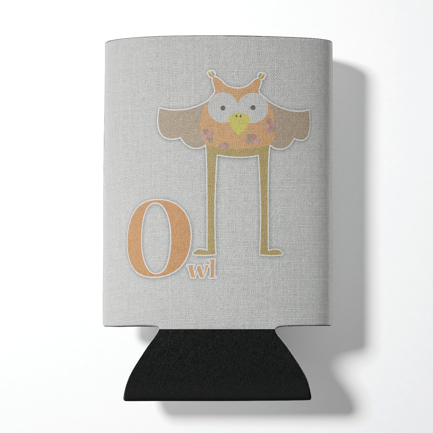Alphabet O for Owl Can or Bottle Hugger Cooler Sleeve for Standard 12 oz Cans, Insulated Foam Beer & Soda Can Hugger Reusable