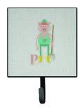 Alphabet P for Pig Leash or Key Holder Wall Hooks, Key Hooks Holder, Coat Rack Wall Mount, Coat Hooks, Hooks for Hanging Keys, Towels, Aprons, Leashes