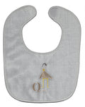 Alphabet Q for Quail Baby Bib Easy-Clean Baby Bib Baby Feeding Accessory Baby Mealtime Essential, 10 x 13, Multicolor