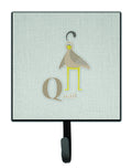 Alphabet Q for Quail Leash or Key Holder Wall Hooks, Key Hooks Holder, Coat Rack Wall Mount, Coat Hooks, Hooks for Hanging Keys, Towels, Aprons, Leashes