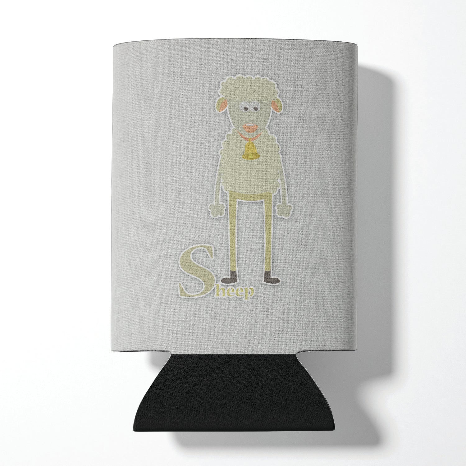Alphabet S for Sheep Can or Bottle Hugger Cooler Sleeve for Standard 12 oz Cans, Insulated Foam Beer & Soda Can Hugger Reusable