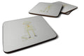 Alphabet S for Sheep Foam Coasters Set of 4 Cup Coasters for Indoor Outdoor, Tabletop Protection, Anti Slip, Mouse pad Material