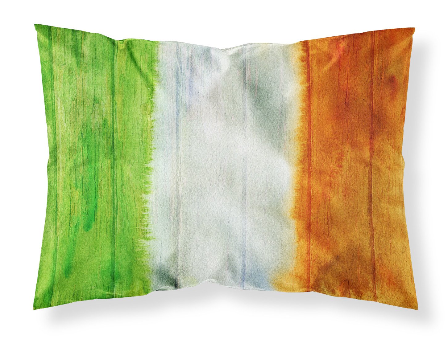 Irish Flag on Wood Standard Pillowcase Lightweight Super Soft Easy Care Decorative Artwork Pillowcase, Standard