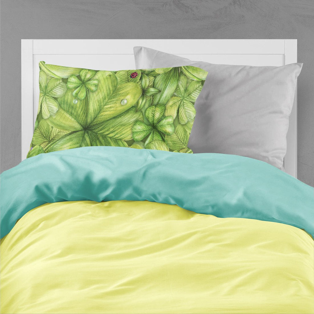Shamrocks and Lady bugs Standard Pillowcase Lightweight Super Soft Easy Care Decorative Artwork Pillowcase, Standard