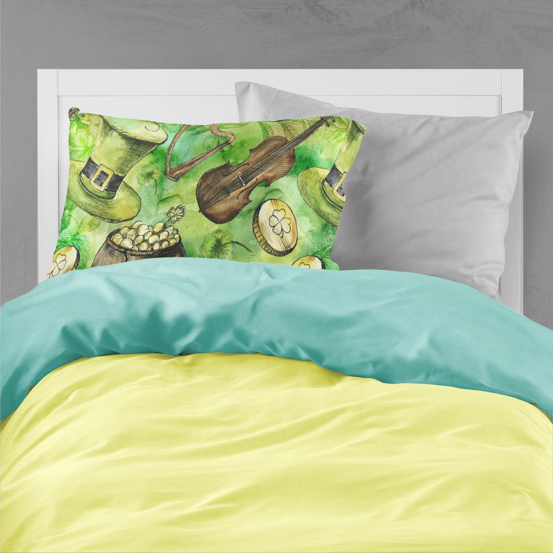 Luck of the Irish Standard Pillowcase Lightweight Super Soft Easy Care Decorative Artwork Pillowcase, Standard