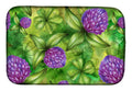 Shamrocks in Bloom Dish Drying Mat Absorbent Dish Drying Mat Pad for Kitchen Counter Dish Drainer Mat for Countertop, 14 x 21", Multicolor