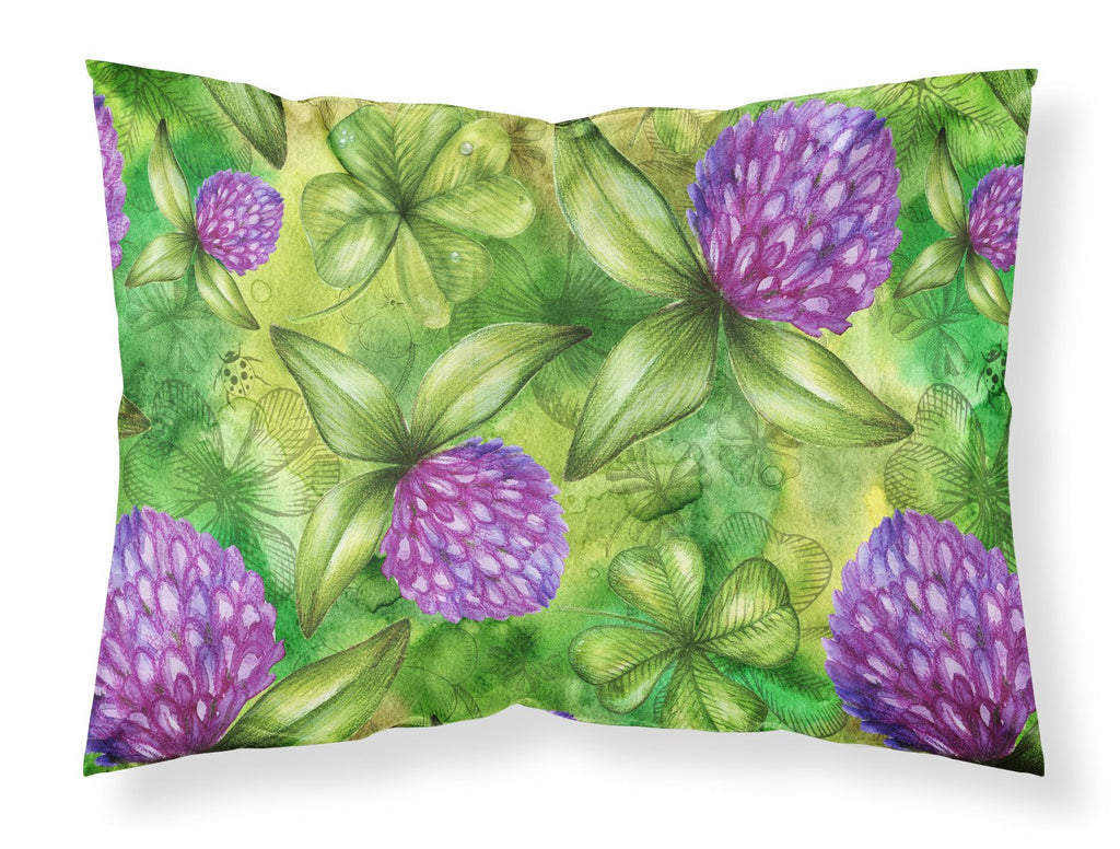 Shamrocks in Bloom Standard Pillowcase Lightweight Super Soft Easy Care Decorative Artwork Pillowcase, Standard