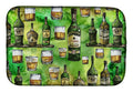 Irish Whiskey Dish Drying Mat Absorbent Dish Drying Mat Pad for Kitchen Counter Dish Drainer Mat for Countertop, 14 x 21", Multicolor