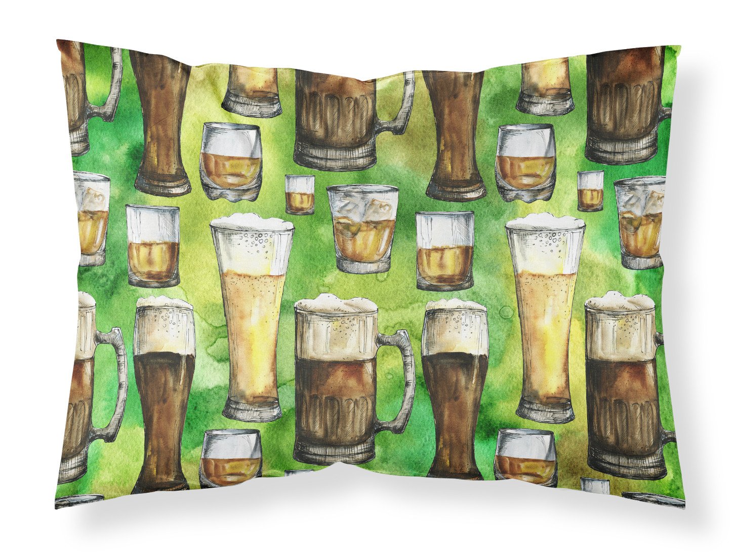 Irish Beers Standard Pillowcase Lightweight Super Soft Easy Care Decorative Artwork Pillowcase, Standard