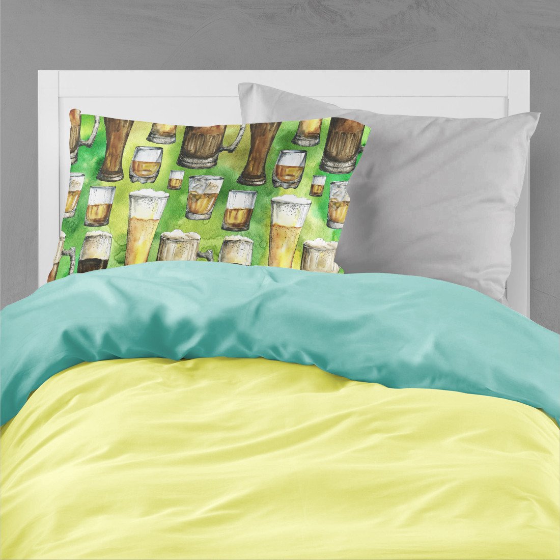 Irish Beers Standard Pillowcase Lightweight Super Soft Easy Care Decorative Artwork Pillowcase, Standard