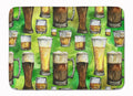 Irish Beers Memory Foam Kitchen Mat Machine Washable Anti-Fatigue Cushion Comfort Bath or Kitchen Rug