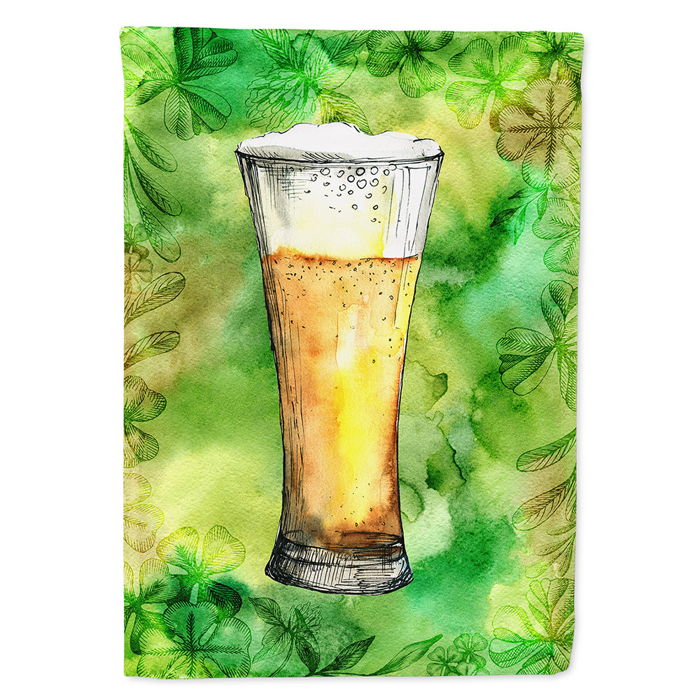 Irish Beer Tall House Flag 28x40 Porch Sleeve Pole Decorative Outside Yard Banner Artwork Wall Hanging, Polyester