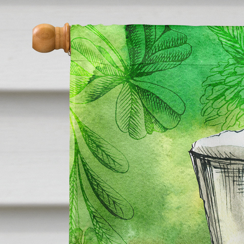 Irish Beer Tall House Flag 28x40 Porch Sleeve Pole Decorative Outside Yard Banner Artwork Wall Hanging, Polyester
