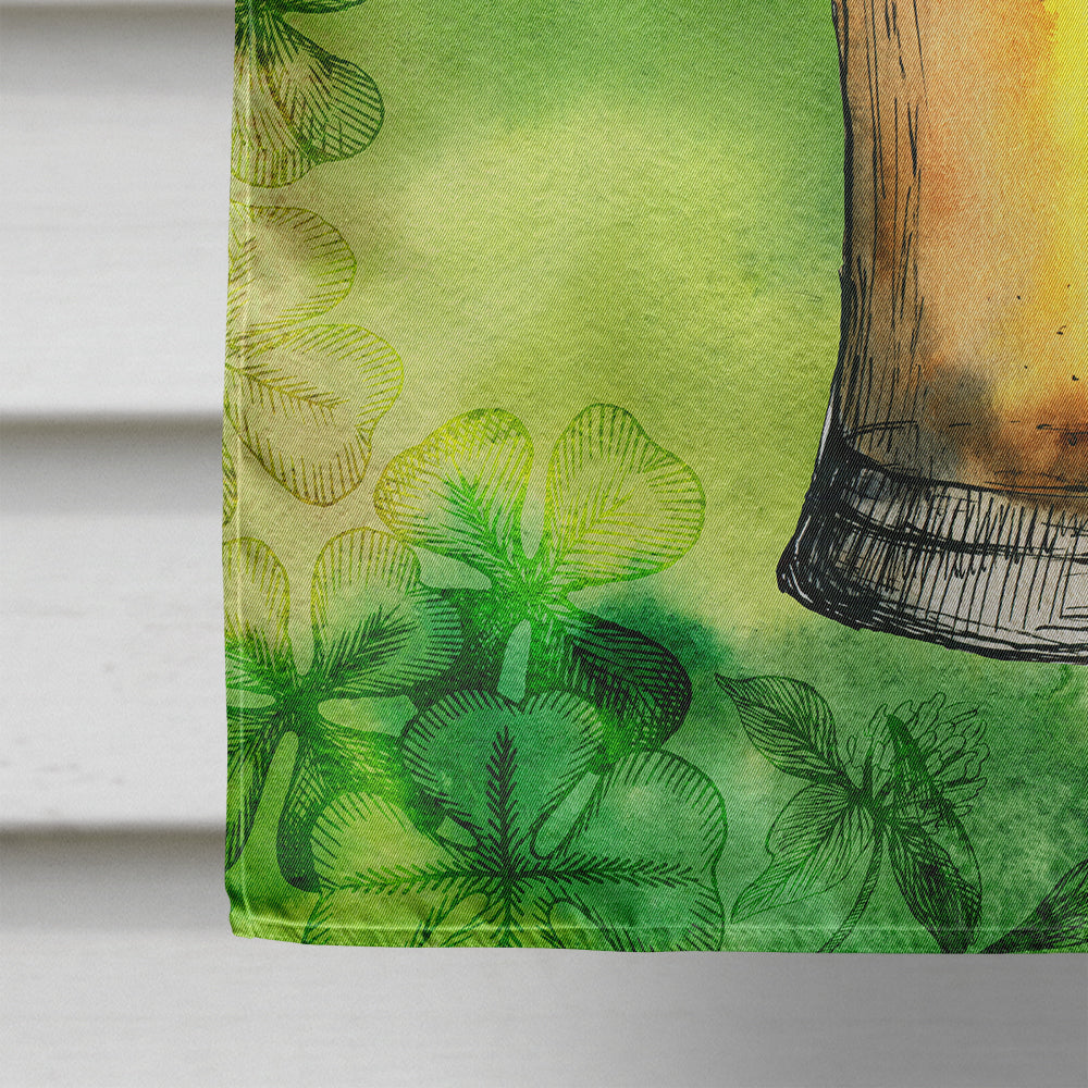 Irish Beer Tall House Flag 28x40 Porch Sleeve Pole Decorative Outside Yard Banner Artwork Wall Hanging, Polyester