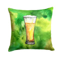 Irish Beer Tall Decorative Throw Pillow 14x14 Indoor Outdoor Accent Cushion, Fabric Cover with Insert for Sofa, Bed, Porch & Living Room
