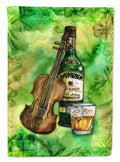 Irish Whiskey and Music House Flag 28x40 Porch Sleeve Pole Decorative Outside Yard Banner Artwork Wall Hanging, Polyester