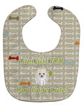 Too Cute Pomeranian Baby Bib Easy-Clean Baby Bib Baby Feeding Accessory Baby Mealtime Essential, 10 x 13, Multicolor