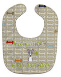 Too Cute Italian Greyhound Baby Bib Easy-Clean Baby Bib Baby Feeding Accessory Baby Mealtime Essential, 10 x 13, Multicolor