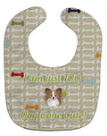 Too Cute Papillon Baby Bib Easy-Clean Baby Bib Baby Feeding Accessory Baby Mealtime Essential, 10 x 13, Multicolor