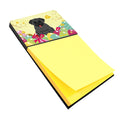 Easter Eggs Pug Black Watercolor Sticky Note Holder Refillable Dispenser Desk Accessory 3x3 Pad Gift